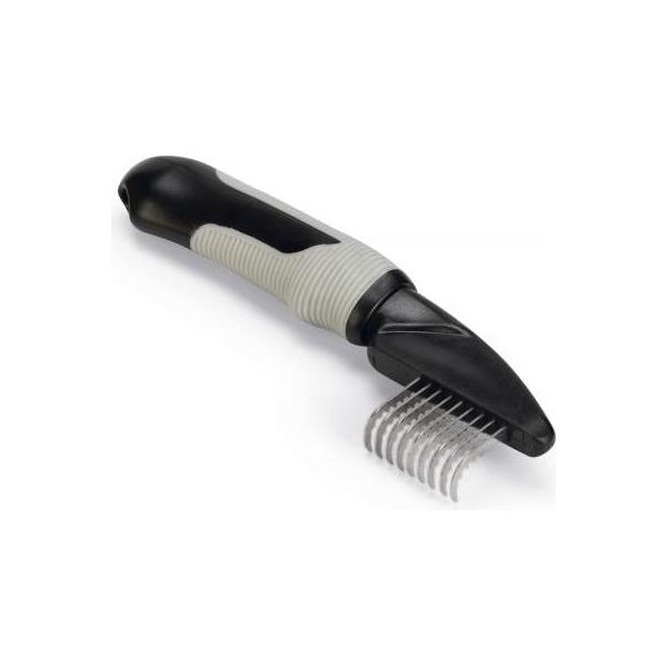 Beeztees Klittenkam - Hondenverzorging - Zwart/Grijs - Middel - 19 cm | Vacht