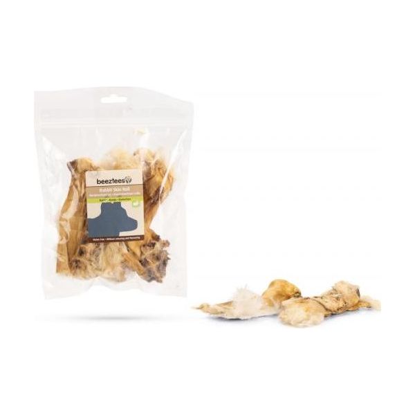 Beeztees Konijnenhuid Rol Met Haar - Hondensnack - 100 gram | Snacks
