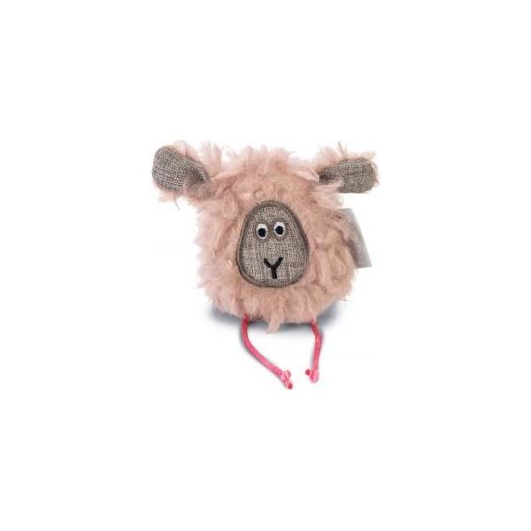Beeztees Schaap Gaya - Kattenspeelgoed - Roze - 12x12x3 cm | SPEELGOED