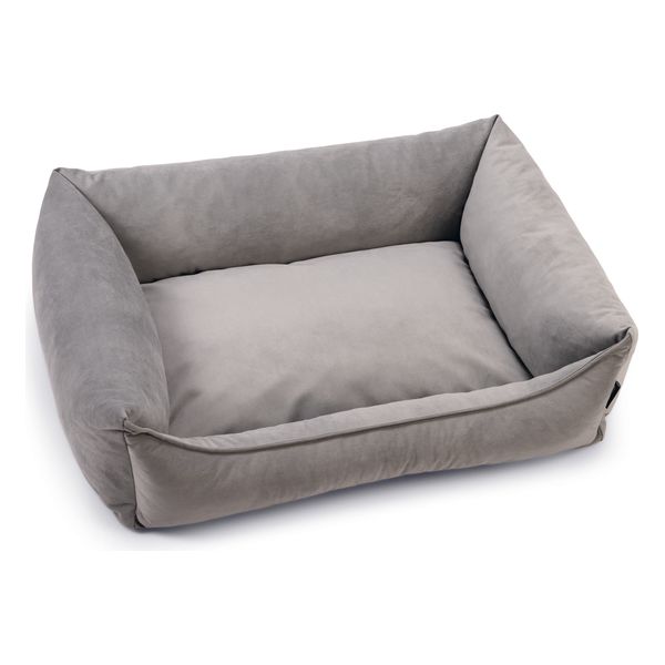 Beeztees Memory Foam Fy - Hondenmand - Lichtgrijs - 80x60x22cm | Hondenmanden