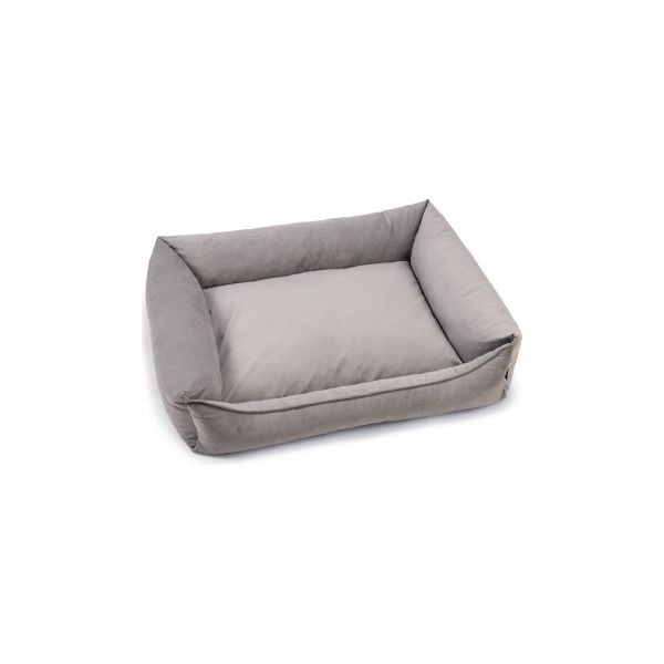 Beeztees Memory Foam Fy - Hondenmand - Lichtgrijs - 100x80x23 cm | Hondenmanden