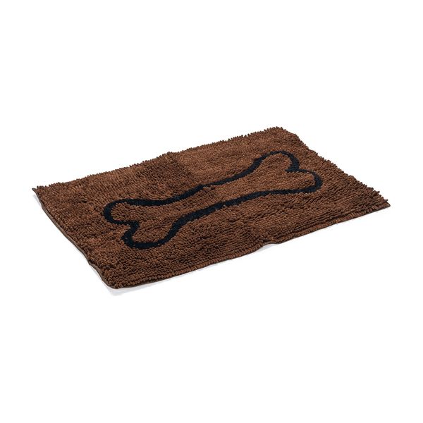 Dirty Dog Droogloopmat - Hond - Bruin - 78x51 cm | Kussens