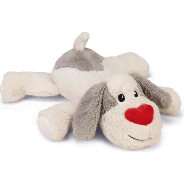 Beeztees XL-Knuffel Ties - Hondenspeelgoed - Pluche - Wit - 48x46x11 cm | Knuffels