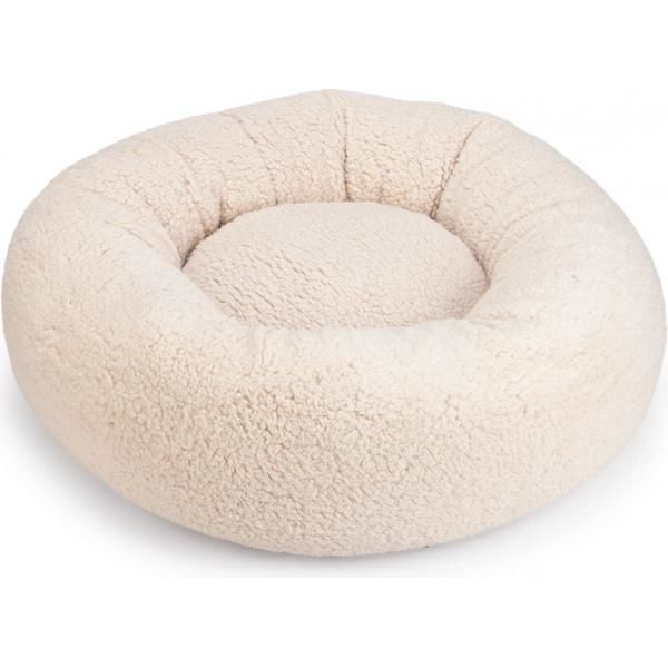 Beeztees Memory Foam Jaxx - Hondenmand - Pluche - Beige - 60x60x25 cm | Hondenmanden