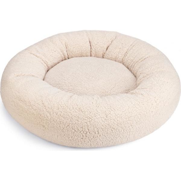 Beeztees Memory Foam Jaxx - Hondenmand - Pluche - Beige - 70x70x25 cm | Hondenmanden