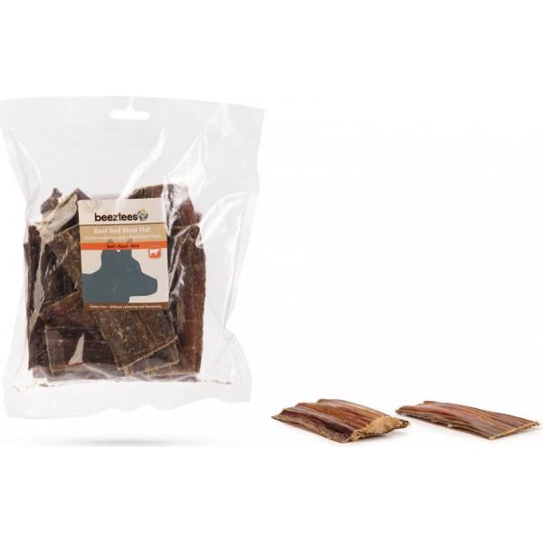 Beeztees Runderroodvlees Plat - Hondensnack - 200 gram | Snacks