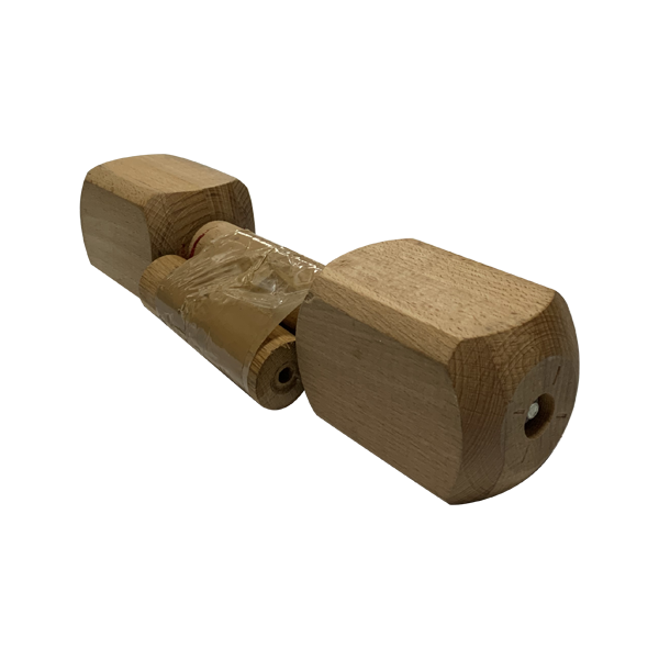 Apporteerblok 2000gr hard hout, vierkant | Apporteerblokken