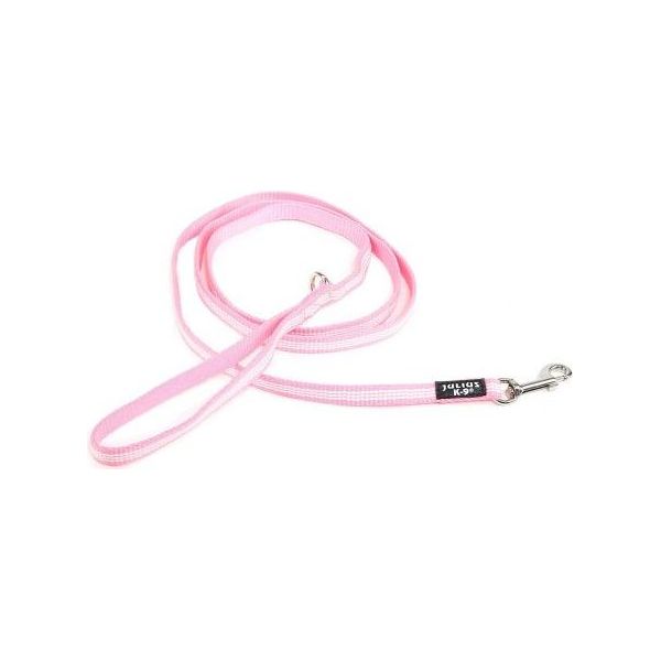 IDC® nylon lijn - met handvat - 14 mm x 1 m - Roze | Hondenriemen