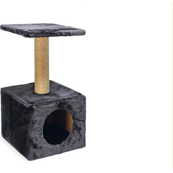 Beeztees Christa - Krabpaal - Zwart - 30x30x57 cm | KRABPALEN