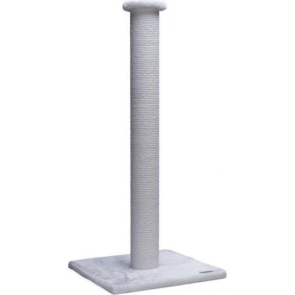 Beeztees Serpa - Krabpaal - Wit - 40x40x90 cm | KRABPALEN