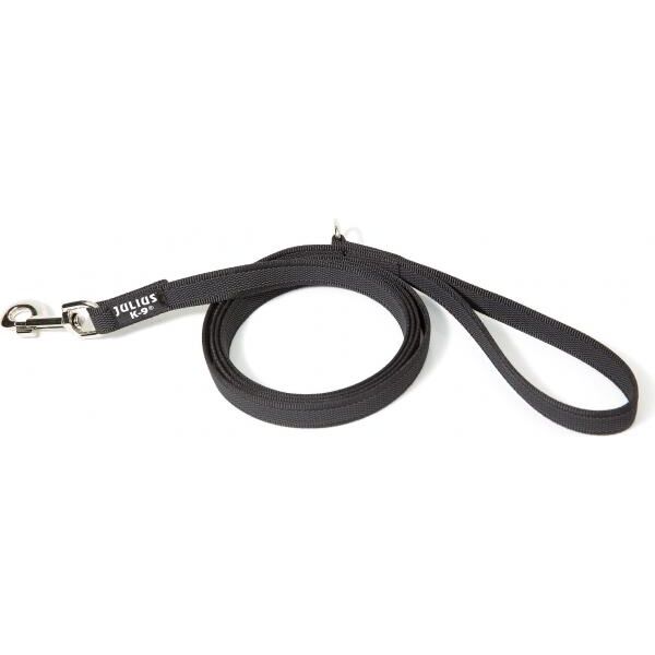 Hondenriem - 20mm x 1,8m - Met handvat - Zwart | Hondenriemen