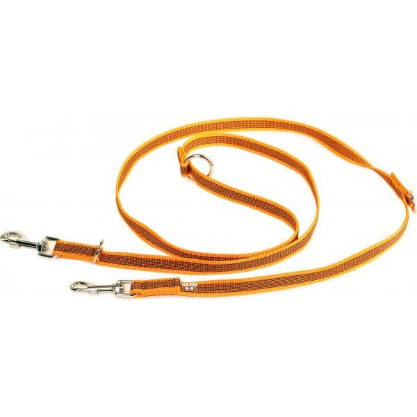Hondenriem - Verstelbaar 20mm x 2,2m - Oranje | Hondenriemen
