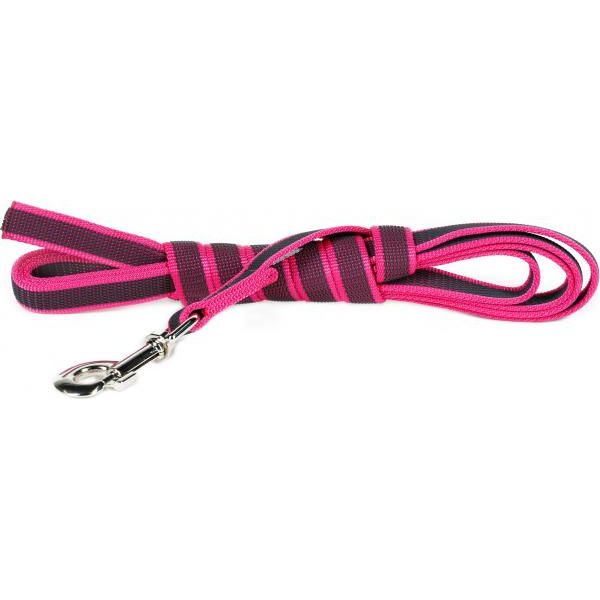 Lange lijn hond - 20mm x 3m - Roze | Hondenriemen