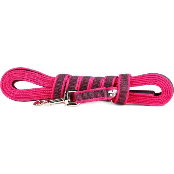 Lange lijn hond - 20mm x 5m - Roze | Hondenriemen