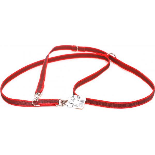 Hondenriem - Verstelbaar 20mm x 2,2m - Rood | Hondenriemen