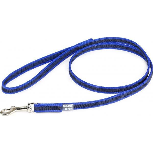 Hondenriem - 14mm x 1,2m - Met Handvat - Blauw | Hondenriemen
