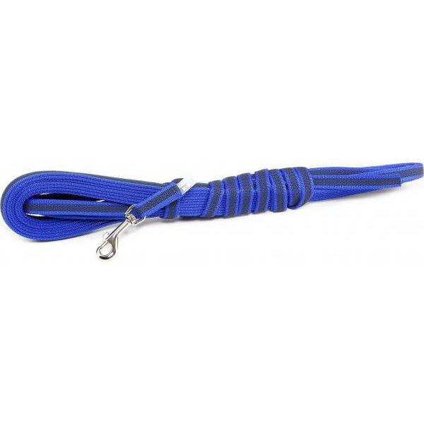 Lange ljin hond - 14mm x 10m - Blauw | Hondenriemen