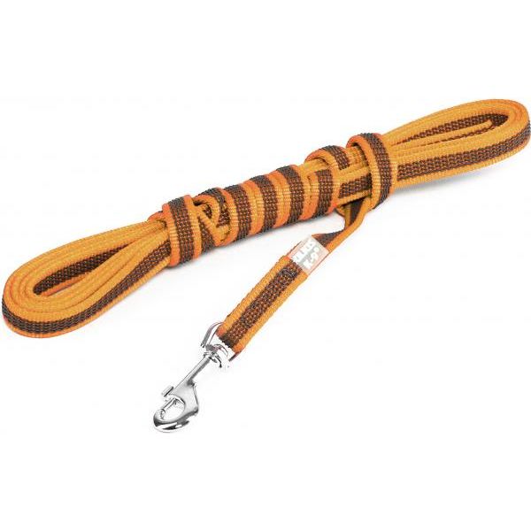 Lange lijn hond - 14mm x 3m - Oranje | Hondenriemen