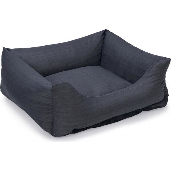 Beeztees Ligbed Sofixa - Hondenmand - Antraciet - 65x60x20 cm | Hondenmanden