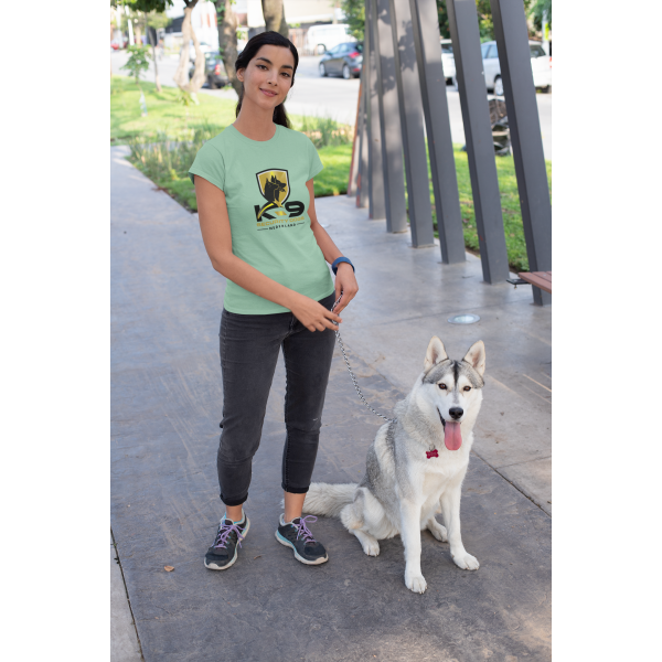 T-shirt Dames Groen - K9 Securitydogs | Shirts