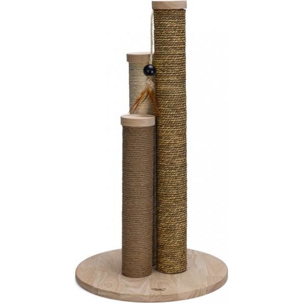 Designed by Lotte Willa - Krabpaal - Hout - 39,5x39,5x70 cm | KRABPALEN