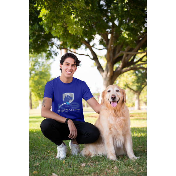 T-shirt Unisex Blauw - K9 Securitydogs | Shirts