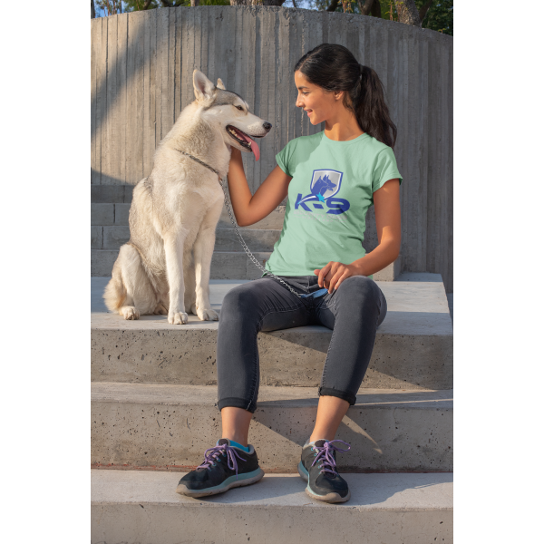 T-shirt Dames Groen - K9 Securitydogs | Shirts