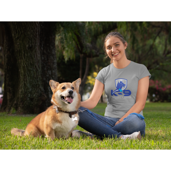 T-shirt Dames Grijs - K9 Securitydogs | Shirts