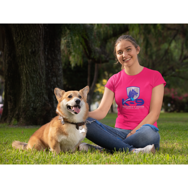 T-shirt Dames Roze - K9 Securitydogs | Shirts