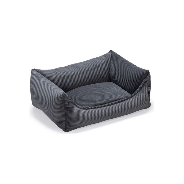 Beeztees Veo - Orthopedische Hondenmand - Donkergrijs - 60x40x20 cm | Hondenmanden