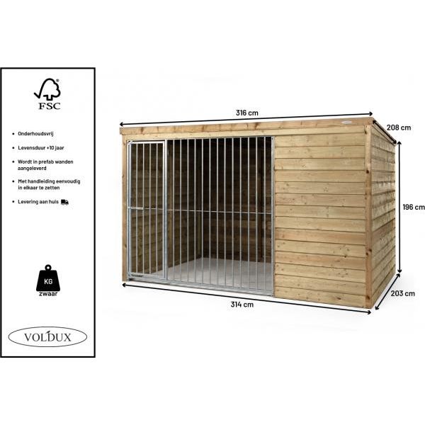 Hondenkennel Sam | Complete kennels