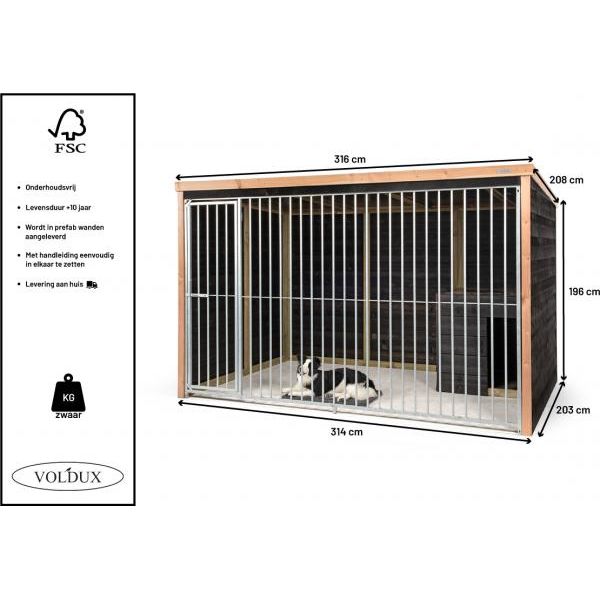 Hondenkennel Bo | Complete kennels