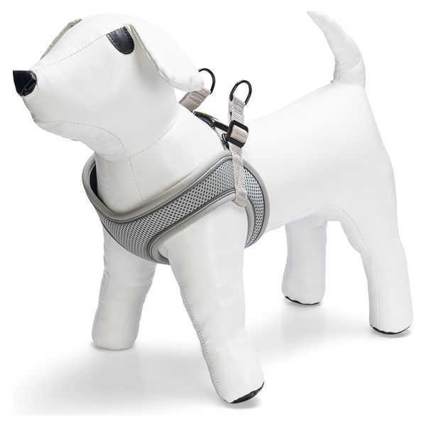 Beeztees Premium Parinca Instaptuig - Hondentuig - Nylon/Neopreen - Grijs - 44-55x2 cm | Overige tuigen