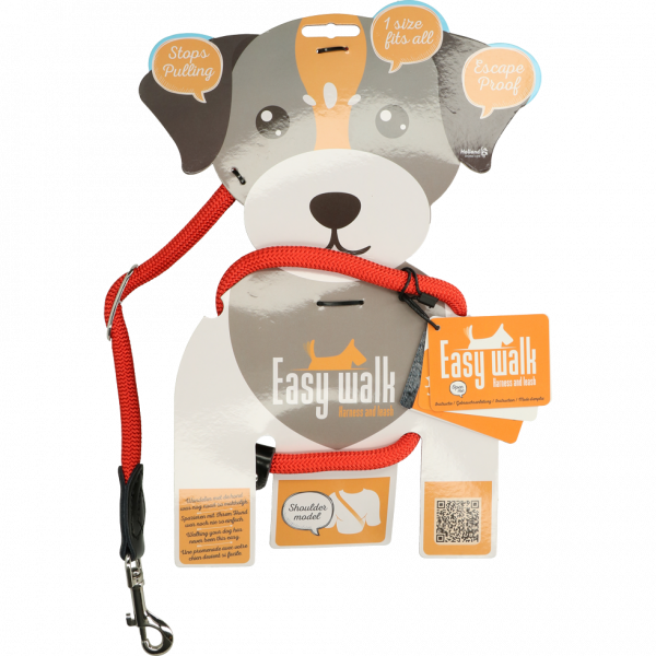 Easy Walk Schoudermodel Rood | Hondenriemen