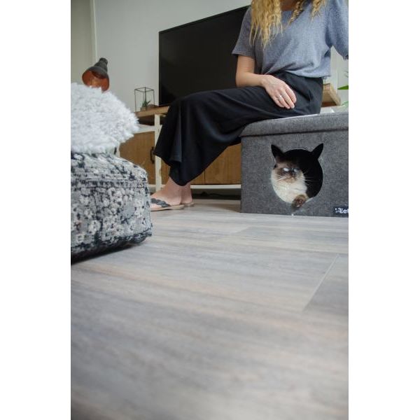 Let'S Sleep Pet Cube Licht/Donker Grijs | Manden