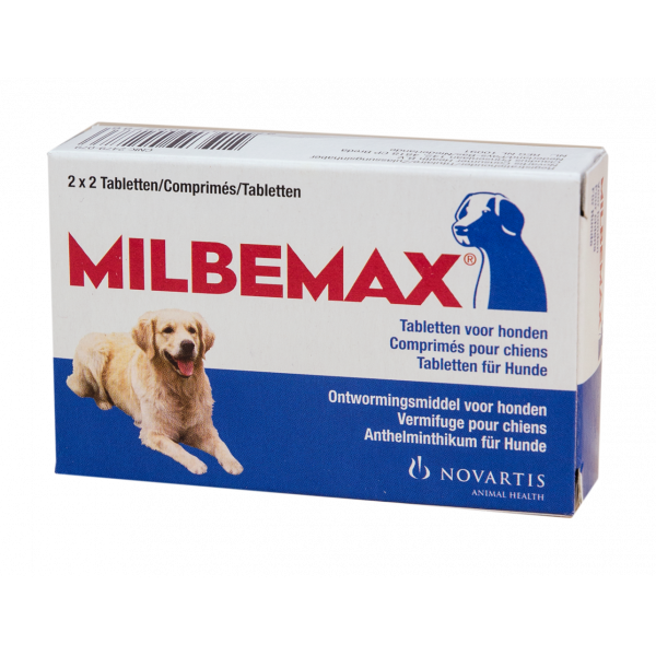 Milbemax Tabletten Hond Groot 4 Tabl. 5-75Kg | Algemene gezondheid