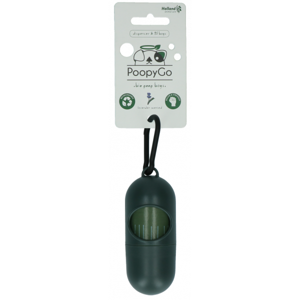 Poopygo Dispenser Incl. 15 Zakjes Lavendelgeur | Poepzakjes en houders