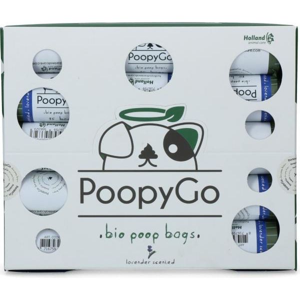Poopygo Eco Friendly Single Roll Lavendelgeur | Poepzakjes en houders