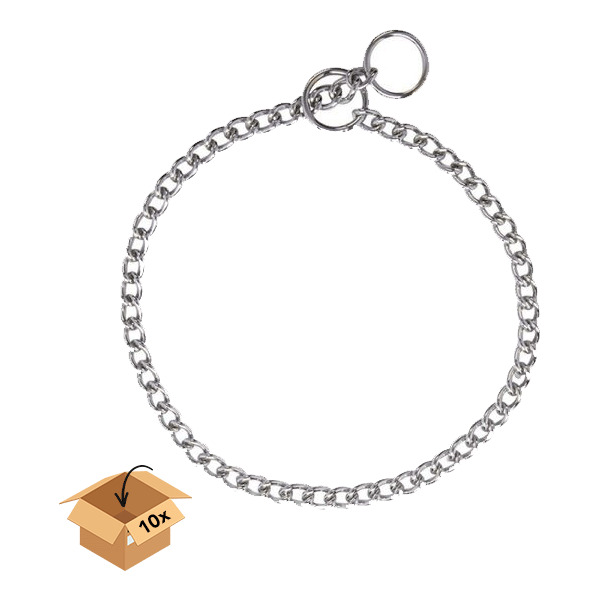 Correctieketting kleine schakel - Verchroomd - 2mm x 35cm