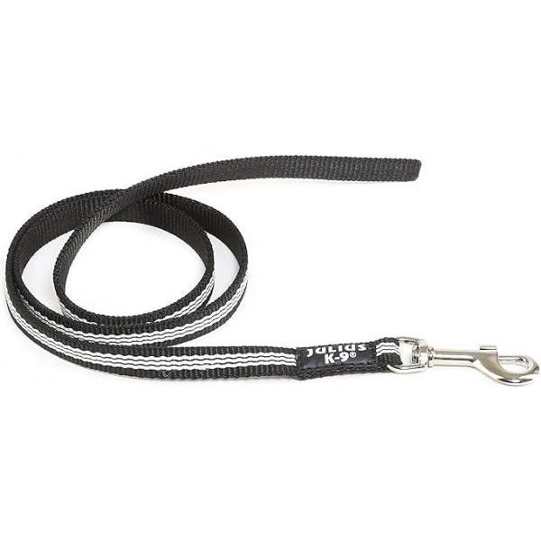 Julius-K9 IDC® nylon lijn - zonder handvat - Zwart
