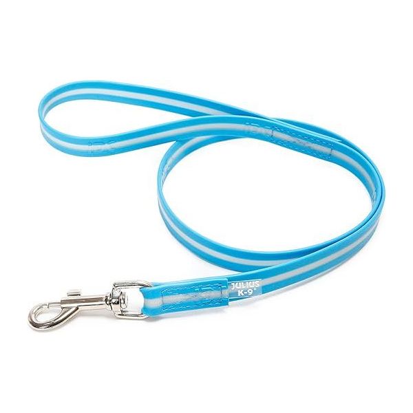 Julius-K9 Lumino lijn - Blauw - Met handvat