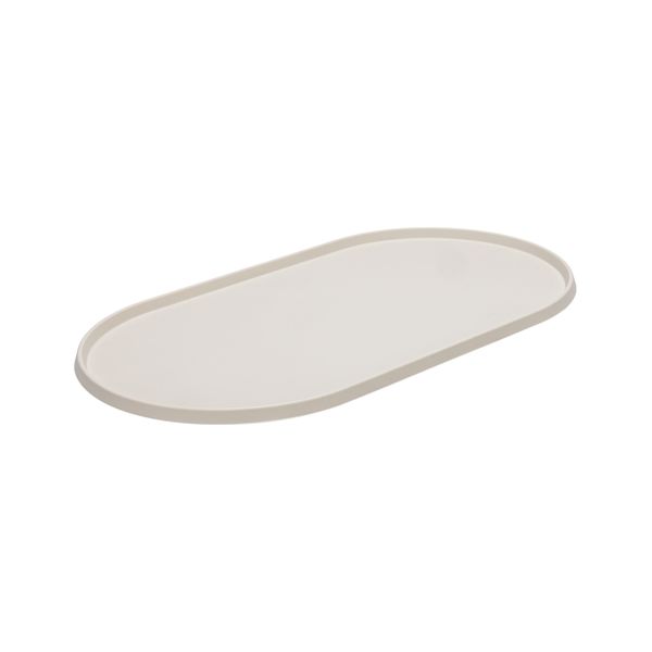 Designed by Lotte Placemat Oona - Hondenvoerbak - Silicone - Beige - 55x30x1,7 cm | Water-voederbakken en drinkbakken