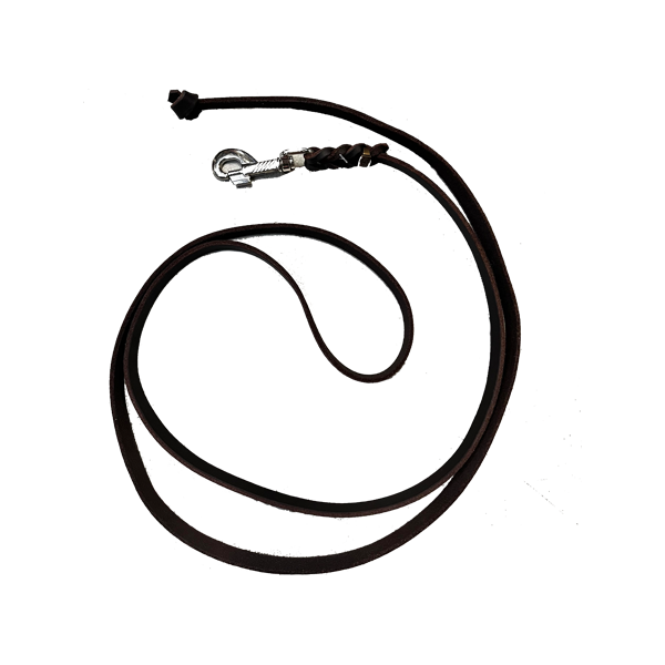 Leren hondenriem  - 12mm x 2,2m  - zonder handvat | Hondenriemen