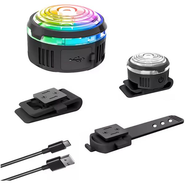 Veiligheidslampje multi-use - Oplaadbaar | Reflectie en verlichting