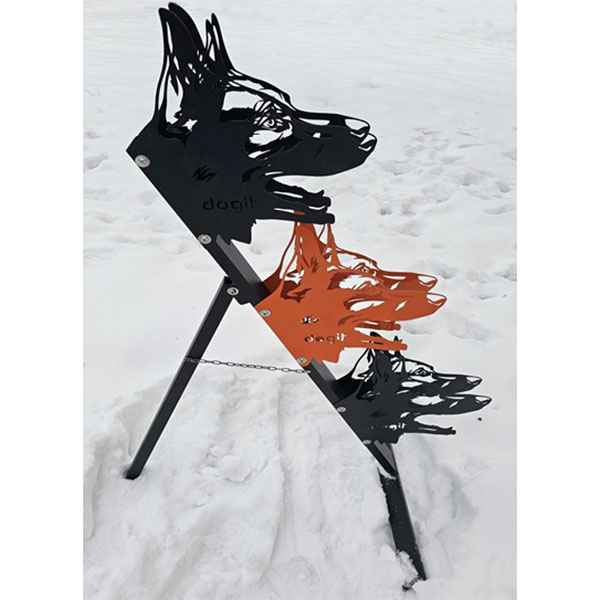 Dogit standaard voor apporteerblokken - German Stepherd