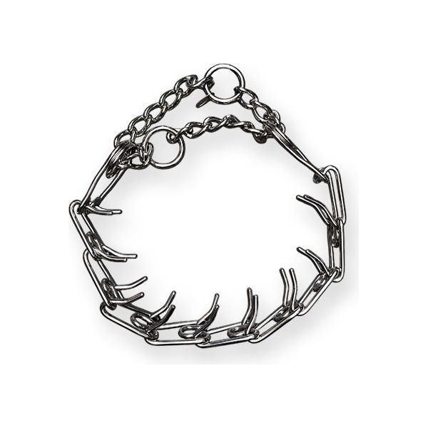 Prikhalsband hond - 9 schakels - 3,8mm - Verchroomd | Correctie halsbanden