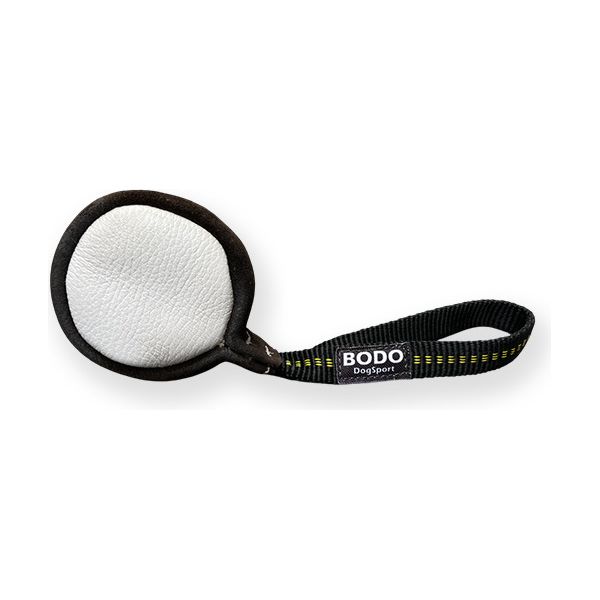 BODO bijtbal cilindervorm - Leer - 6x8cm - Diverse kleuren - Met handvat | Bijtrollen en kussens