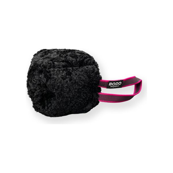 BODO honden bijtkussen kubus - Pluche - 13x13cm - Met handvat | Bijtrollen en kussens