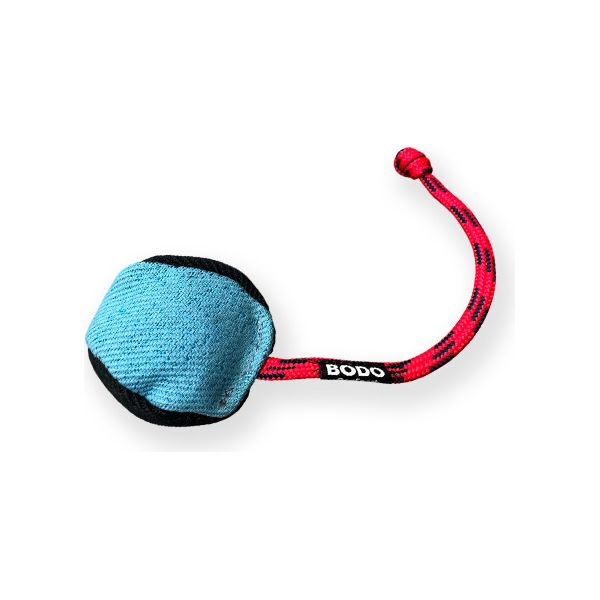 BODO bijtbal - Katoen/nylon - 8cm - Met koord | Bijtrollen en kussens