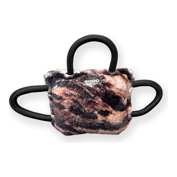 BODO bijtkussen - Pluche - 15x6x17cm - 3 handvaten | Bijtrollen en kussens